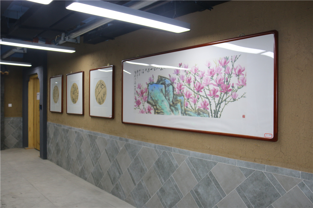 庆八一·胡乐平师生作品展在北京市八一学校开物苑隆重开幕