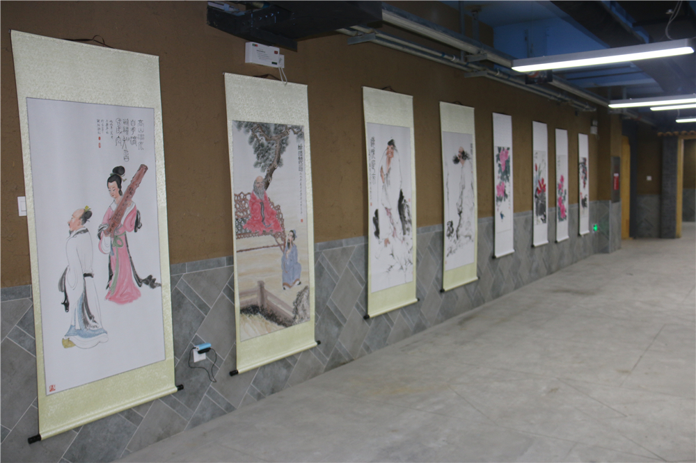 庆八一·胡乐平师生作品展在北京市八一学校开物苑隆重开幕