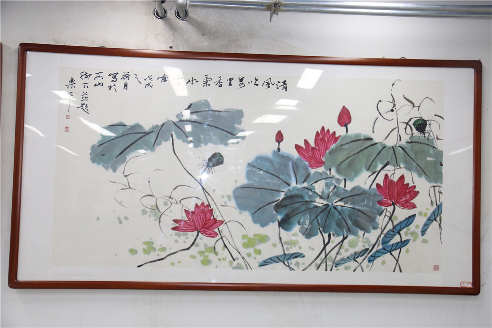 庆八一·胡乐平师生作品展在北京市八一学校开物苑隆重开幕