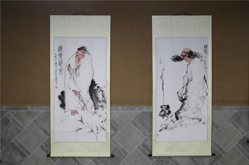 庆八一·胡乐平师生作品展在北京市八一学校开物苑隆重开幕