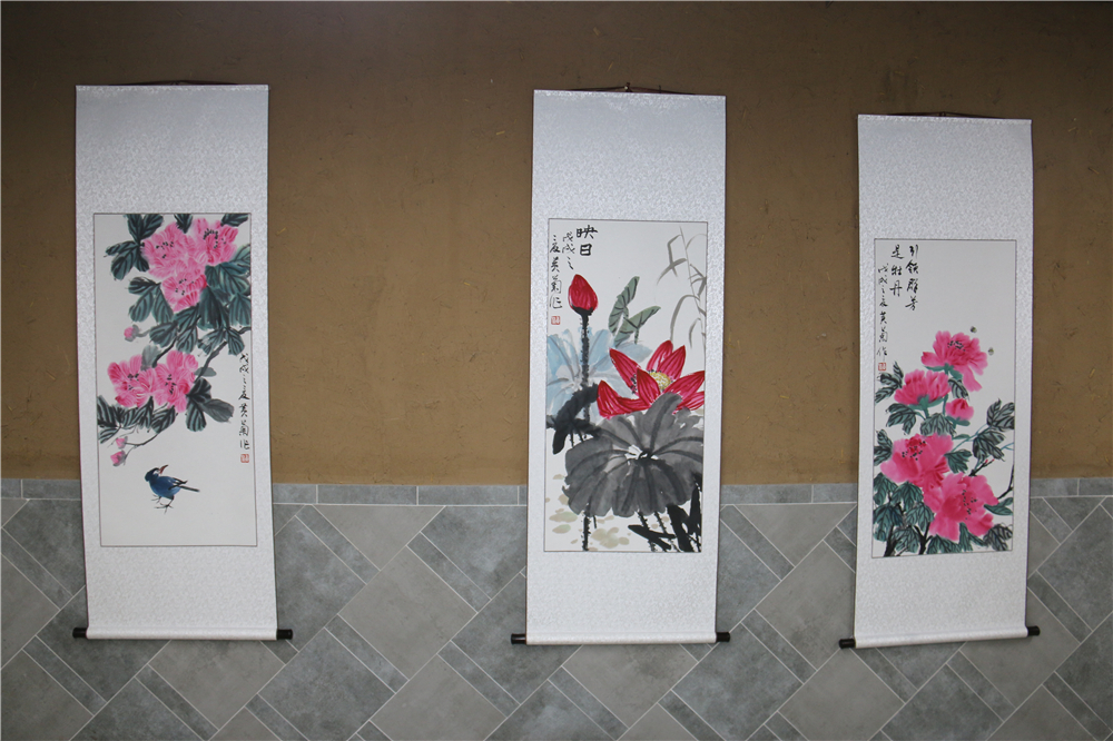 庆八一·胡乐平师生作品展在北京市八一学校开物苑隆重开幕