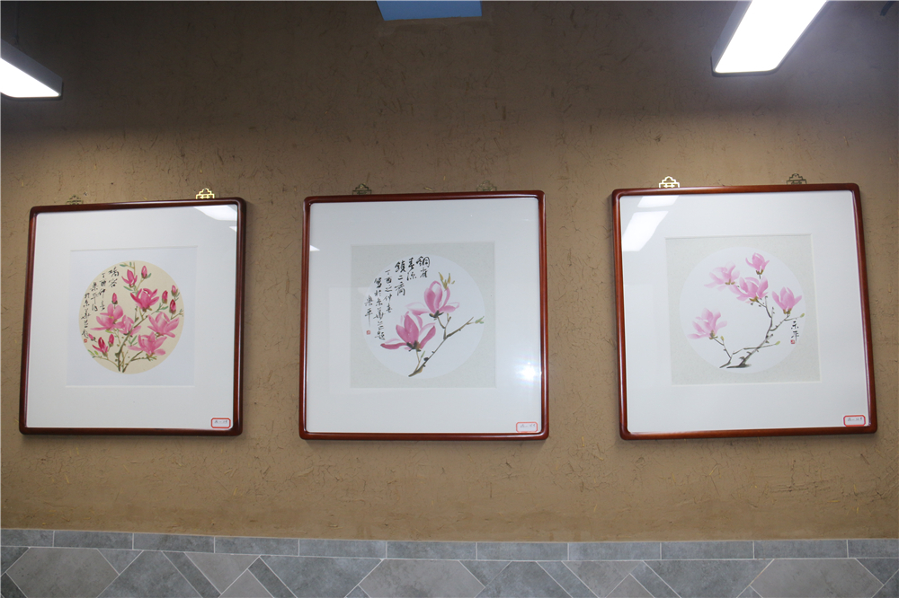 庆八一·胡乐平师生作品展在北京市八一学校开物苑隆重开幕